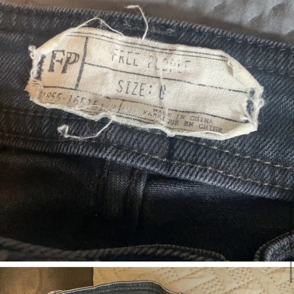 Free People : Distressed Ripped Jeans - 0 - Picture 15 of 16